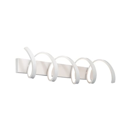 Dweled Marques 29in Bathroom Vanity or Wall Light 3000K in Titanium WS-831